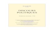 DISCOURS POLITIQUES - Site du d©partement pgon/hpe/documents/adamsmith/Hume...David Hume, Discours politiques (1754) 3 Un document produit en version num©rique par M. Philippe