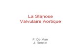 La Stnose Valvulaire Aortique -  ??Pathogense de la Stnose Aortique Calcifie Boss Y. et al. J. Am. Coll. Cardiol. 51,14, 2008, 1327-1336