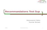 Audit et recommandations SEO pour le site TestSup - Support PPT
