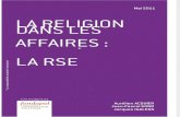 La religion dans les affaires : la RSE (responsabilit© sociale de l'entreprise)