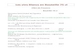 Les vins Blancs en Bouteille 75 cl Les vins Blancs en Bouteille 75 cl Cأ´tes de Provence Bouteille 75