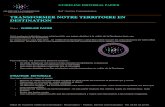 TRANSFORMER NOTRE TERRITOIRE EN ... GUIDELINE EDITORIAL PAPIER Ref : Service Communication Office de