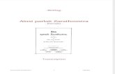 Nietzsche - zarathoustra extraits