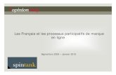 Spintank Opinion Way Les Fran§Ais Et Les Processus Participatifs De Marque En Ligne