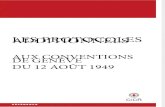 Les Protocoles additionnels aux Conventions de Gen¨ve du 12 ao»t 1949