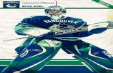 VANCOUVER CANUCKS MEDIA GUIDE copyRIGhT 2008.09 VancoUVeR canUcks The information contained in this