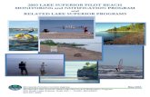 2003 Lake Superior Monitoring and Notification Program and ... Introduction 2003 Lake Superior Pilot