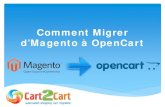 Comment Migrer dâ€™Magento   OpenCart