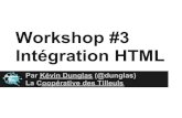 Atelier #3 integration html