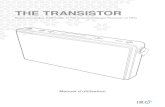 THE TRANSISTOR - International Receiver Companyinternat 2015. 5. 13.¢  THE TRANSISTOR THE WHITE LINE