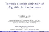 Towards a stable definition of Algorithmic Randomness