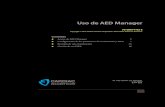 Uso de AED Manager - Cardiac Science Uso de AED Manager Funcionamiento de AED Manager AED Manager se