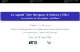 Le logiciel Time Navigator dâ€™Atempo (TiNa) 3 Utilisation de Time Navigator `a lâ€™Idris Architecture