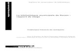 rapport de stage : BM de Rouen - Enssib ... Rapport de stage dأکcembre 2003 Diplأ´me de conservateur