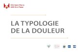 LA TYPOLOGIE DE LA DOULEUR - CHU Saint-Pierre 2019. 11. 14.آ  DOULEUR AIGUE 1. Typologie de la douleur