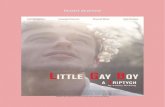 Affiche du triptyque, Little Gay Boy, par Antony Hickling 2015. 1. 20.آ  Little Gay Boy Christ is Dead,