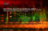 5G TDD Synchronisation Q&A - GSMA ... 2021/03/05 آ  1 5G TDD S YNCHRONISA TION 3.5 GHz TDD Synchronisation