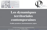 Les dynamiques - ADGCF 2012. 7. 11.آ  Les dynamiques territoriales contemporaines Profils, paradoxes,