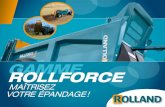 GAMME ROLLFORCE - Remorques Rolland 2018. 10. 2.آ  Les chأ¢ssis ROLLAND sont constituأ©s au tracteur.