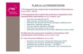PLAN LA PRESENTATION 2020. 12. 17.¢  PLAN DE LA PRESENTATION I/ Photographie des emplois des Anesth£©sistes