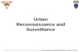 Reconnaissance and Surveillance Leader Course Urban Reconnaissance and Surveillance