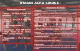 STAGES ACRO-CIRQUE
