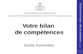 Bilan de competences