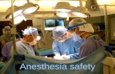 Anesthesia safety