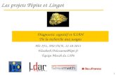 1 Les projets P©pite et Lingot M2-IFL, DU-TICE, 12-10-2011  @lip6.fr ‰quipe Mocah du LIP6 Diagnostic cognitif et EIAH De la recherche