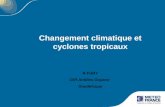 Changement climatique et cyclones tropicaux R FURY DIR Antilles Guyane Guadeloupe