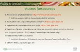 Autres Ressources 1. Ressources phytosanitaires  ://  BdD de projets, BdD de Consultant & BdD dactivit©s