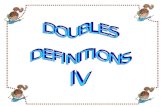 DOUBLES DEFINITIONS
