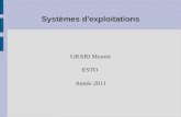 Syst¨mes d'exploitations