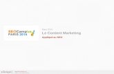 Content marketing appliqu© au SEO (SEOCampus 2014)