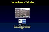 Incontinence Urinaire Fabien Saint Service dUrologie Transplantation Universit© de Picardie Jules Verne 2011