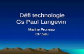 D©fi technologie Gs Paul Langevin