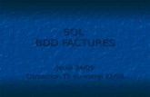 SQL  BDD FACTURES