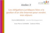Atelier 9 - Droit internet Etourisme - Voyage en Multim©dia 2009