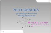 USER-CAMP: speech "Netcensura" di Guido Scorza