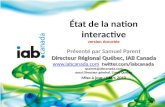 IAB Canada - ‰tat de la nation interactive, mars 2010