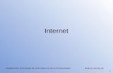 Module Internet (3) 1 D©partement Technologie de lâ€™Information et de la Communication Internet