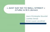 « JUST SAY NO TO WALL STREET »  J.Fuller & M.C.Jensen