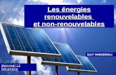 Les ©nergies renouvelables et non-renouvelables Mercredi 12 D©cembre S/LT MAHZOULI
