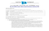 Le Guide annot£© du CPRST sur le Code sur les services sans Le Guide annot£© du CPRST sur le Code sur