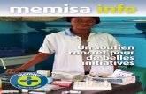 Memisa Info - Un soutien concret pour de belles initiatives