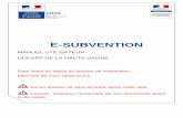 5 guide utilisation e-subvention - Haute-Saône ... Cliquez sur le bouton « Détails » de la subvention souhaitée. Informations complémentaires : La page « Recherche de subvention
