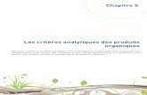 Les critères analytiques des produits organiques · PDF file 64 Les produits organiques utilisables en agriculture en Languedoc-Roussillon - Tome 1 L’expression des résultats et