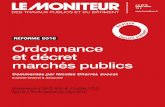 RÉFORME 2016 Ordonnance et décret marchés publics