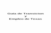 Guía de Transición y Employe de Texas Transition and Employment Guide Spanish... Definiciones de la guía de transición yempleode Texas . Página 49. Leyes federales yestatales