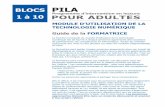 Blocs Pila 1 à 10 Pour · PDF file 2012-11-06 · PILA – Module d’utilisation de la technologie numérique 2 activité 1 (pages 3-4) reconnaissance des lettres de l’alphabet
